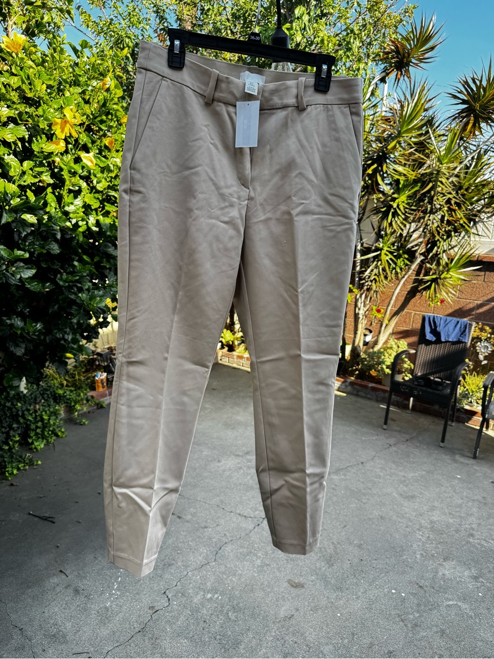 H&M Men's Khaki Slim Fit Chinos